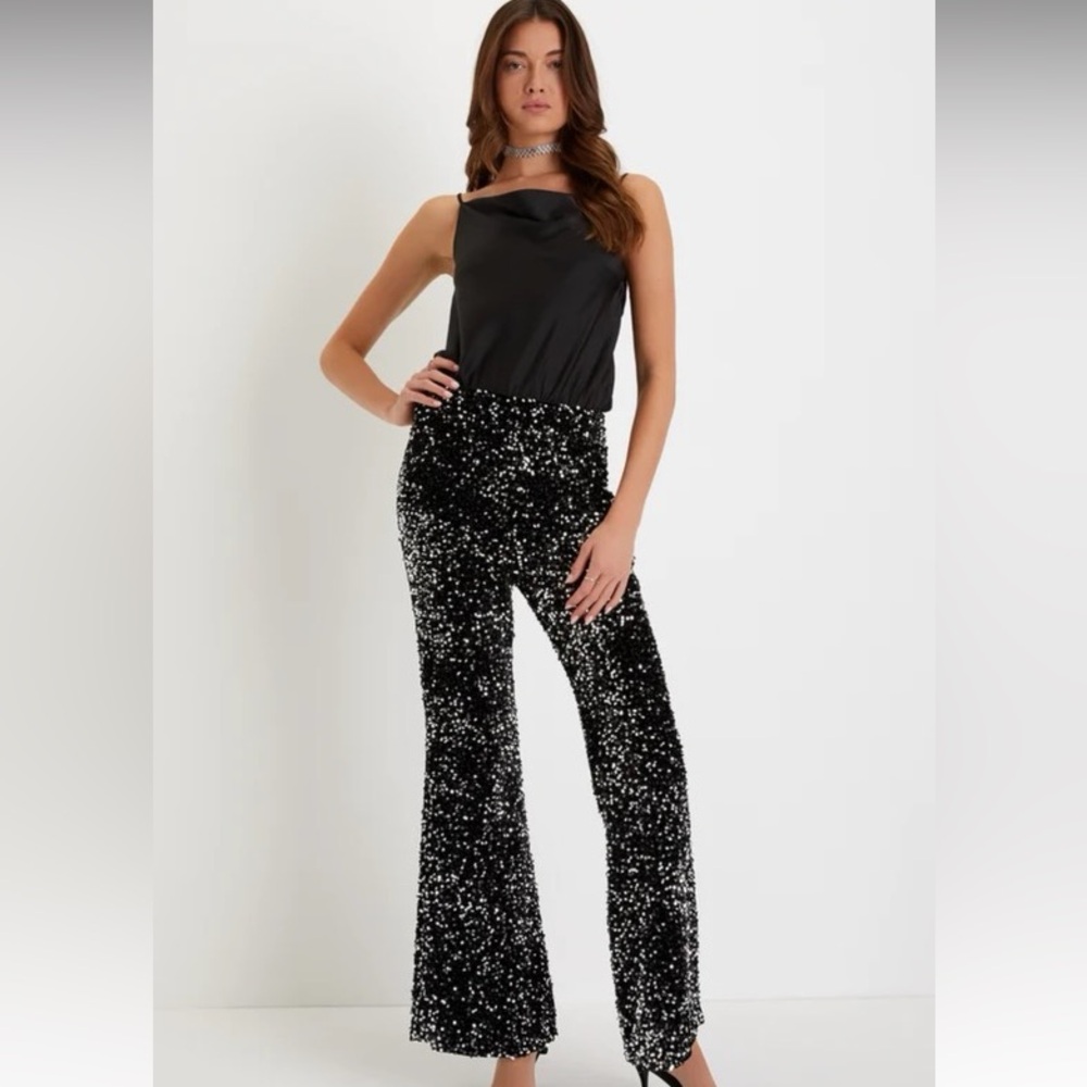 NWT Lulus sparkly pants size XS